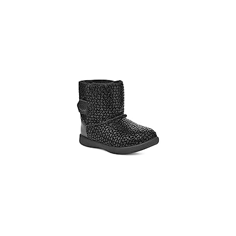 UGG Girls' Keelan Gel Hearts Boot in Black Cover