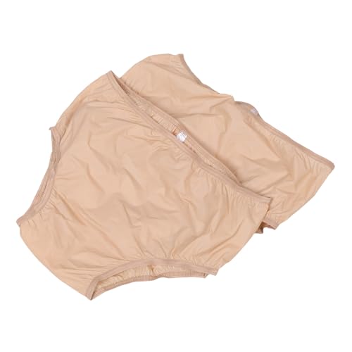YARNOW Pañales Reutilizables para Adultos Impermeables de Tela EVA Talla L Piel 2 Unidades con Cintura Elástica y Diseño Antifugas para Cuidado Hogar y Uso Prolongado