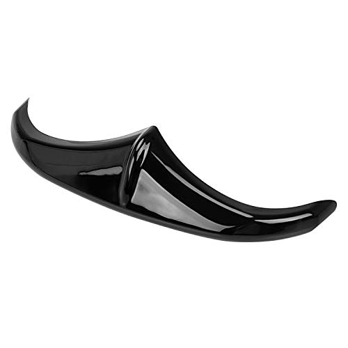 Bid4ze Motorcycle Accessory Front Fender Tip Extension Trim Narrow For Harley Dyna Touring Road Glides Road King Street Glide black
