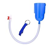 Juego de beber: llene la bebida y sosténgala, métala en la boca, enciéndala y disfrute. Estos bong de cerveza son perfectos para sus juegos de beber, festivales de cerveza, fiestas rave, Año Nuevo y más. Innovador y elegante, haga que su fiesta sea única .