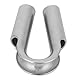 Seilkausche aus Edelstahl für 6-mm-24-mm-Kabel, hochfeste Rohrkausche für einfache Installation, beständig gegen Verschleiß und Abrieb, hervorragend für Bootfahren, (10mm 1PCS)