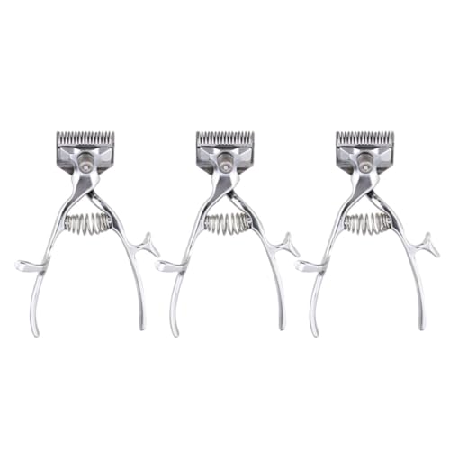 Kit de 3 tondeuses pour animaux de compagnie sans fil avec outils de coupe doux toucher