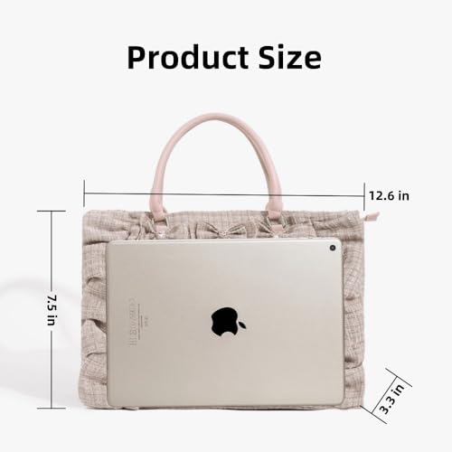 Image of Ita Bag Pins Display Single Shoulder Crossbody Bag Ruffles Bow Purse and Handbag for Women Nylon Tote Bag with Insert (Pink)