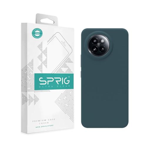 Image of SPRIG Compatible with Mi 14 Civi Premium SilkTone Back Cover Drop Tested Shock Proof Mobile Case for Men, Women, Boys and Girls with Camera Protection (Stone Blue)