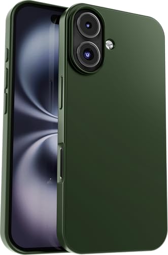 IceSword Compatible with iPhone 16 Plus Case Dark Green Olive