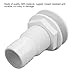 Thru Hull Fitting Marine Through Hull Fitting Connector Drain Scupper 2in White ABS Plastic Hose Coupler Drain Outlet Boat Accessory