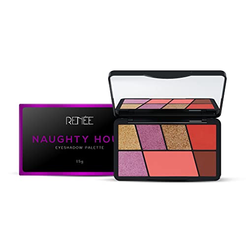RENEE Eyeshadow Palette, Long Lasting, High Pigmented Multicolor Eye Makeup With Mattes & Shimmers, Naughty Hour 15gm For Rs. 249 @ 67 %