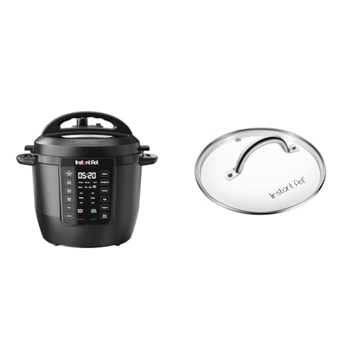 Instant Pot RIO 6 Quart 7-in-1 Electric Multi-Cooker + Tempered Glass Lid