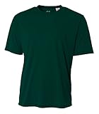 A4 Men's Cooling Performance Crew Short Sleeve T-Shirt, Forest, Large