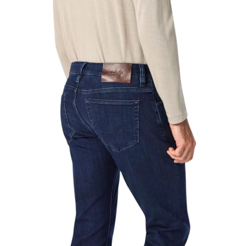 Men's Courage Mid-Rise Straight Leg Denim Jeans, Dark Midnight Brushed Urban4