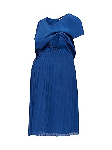 ESPRIT Maternity Damen Dress Mix Nursing ss Kleid, Blau (Bright Blue 410),...