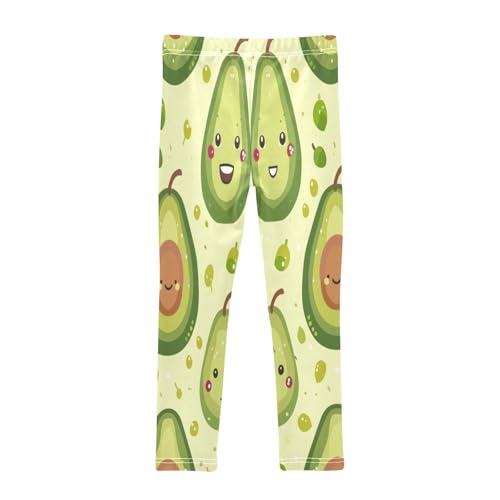 Bolaz Toddler Girls Leggings Printed Yoga Pants Leggings Cute Avocado for Kids2