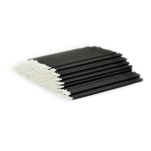 NOLITOY 100個使い捨てアイライナー ワンドアプリケーターブラシ 液体アイライナー 専用 コスメツール 目元メイク アイメイクアップ 口紅 リップグロス 適用 携帯便利