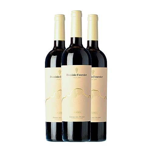 González Byass Dominio Fournier Tempranillo Ribera del Duero Crianza 75 cl Vino tinto (Caja de 3 Botellas de 75 cl)