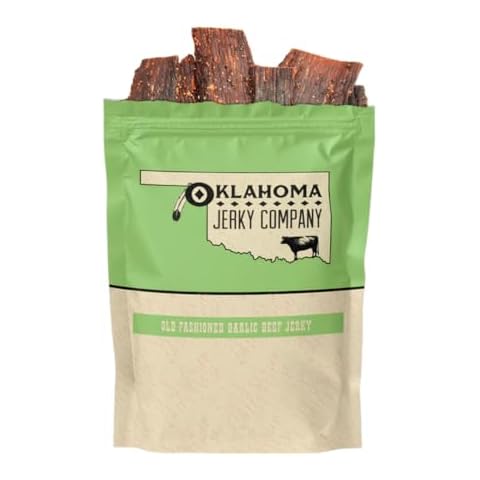 Oklahoma Jerky Company Old Fashioned Garlic Beef Jerky Cover