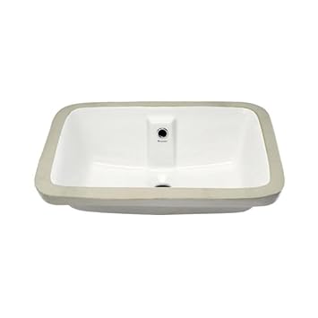PARRYWARE HAVANA N Series Under Counter WASH BASIN (White) | 525x410x210mm, Rectangle | Ceramic Basin/Sink for Bathroom, Living Room | NOT Table/Counter Top | C04401C