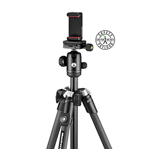 Manfrotto Element MII Kamera- und Handystativ, Carbon Reisestativ mit Kugelkopf und Bluetooth, für Smartphones, DSLR… – Bild 3