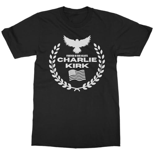 Forever in Our Hearts Charlie Kirk - Memorial Tribute Unisex T-Shirt