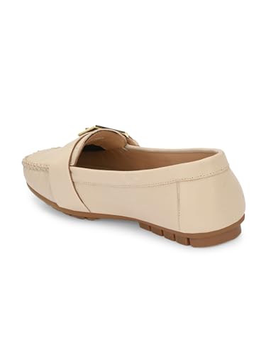 Image of egoss Lady Boss X Premium Genuine Leather Loafer Casual Shoes for Women-LG-15