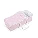 La Nina 60409 Grande nacelle (47 x 13 x 21 cm) pour poupées, Couleur Rose, 47 x 21 x 13 cm