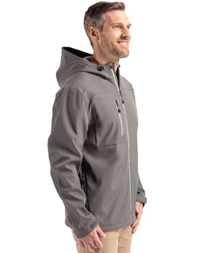 Clique Telemark Eco Stretch Softshell Full Zip Mens Hooded Jacket3