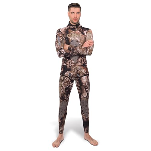 OMER 3mm Holostone Camouflage Spearfishing Wetsuit (X-Large, Jacket)