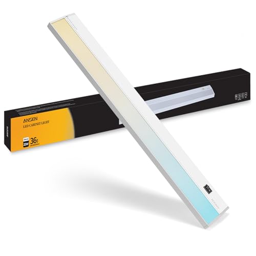 Ansen 36inch 22w 1426lm Hardwired Under Cabinet Lights, 5CCT 2700K-5000K,