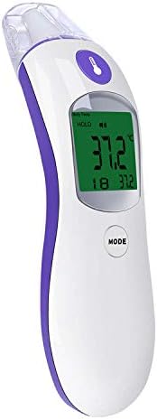 Non Contact, Infrared, Digital Thermometer with Alarm LCD Function