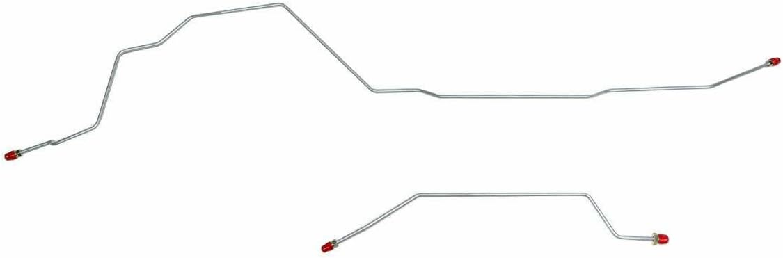 Fits Ford F-150 1997-2001 Rear Axle Brake Lines Rear Drum Stainless - TRA9741SS
