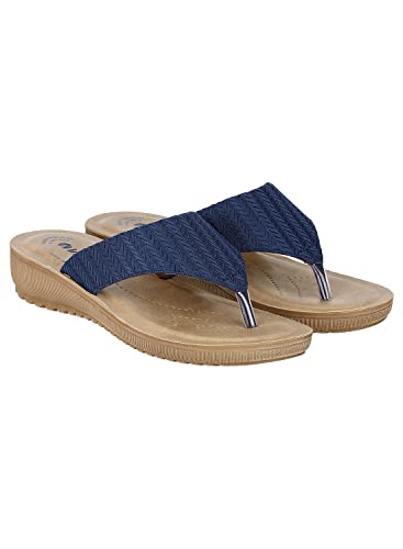Image of inblu Stylish Fashion Slipper for Women | Comfortable | Lightweight | Anti Skid | Casual Office Footwear (LF01 BRNGMG)