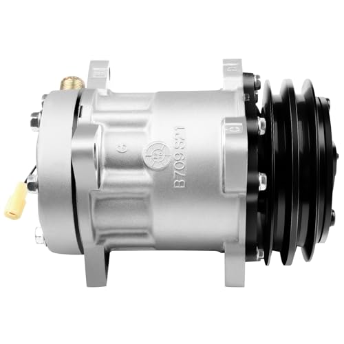 Image of ECCPP AC Compressor for Jeep Wrangler for Mazda 626 1982-1990 | for Volvo 940 960 for Peterbilt 379 1987-1995 Fast Cooling AC Compressor with Clutch