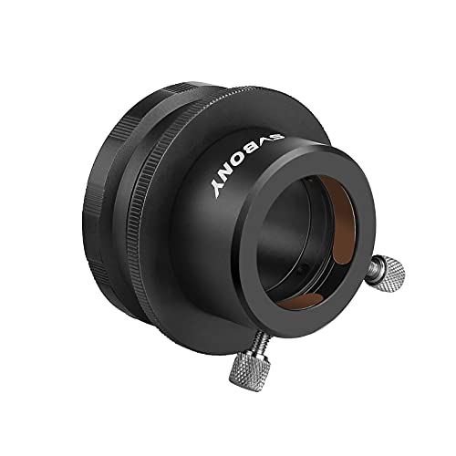 Svbony SV149 M42 CCD Adaptateur,Turn SLR Caméra Lentilles entrée Télescope pour Photographie ou Guidage,Compatible avec Nikon AF Lentille, 1.25in Télescope Oculaire - Image 5