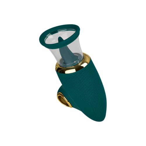 EIS, Vaginapumpe, Edler Auflegevibrator mit Pumpe, wasserdicht, wiederaufladbar, 5 Saugprogramme, 7 Zungenprogramme, hautfreundliches Silikon