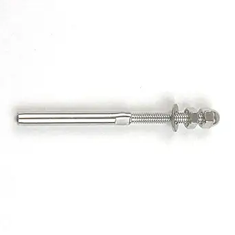 Ubersweet Imported 10 pcs Stainless Steel Cable Railing End Fitting Terminal - Stud End Fittin P3P5