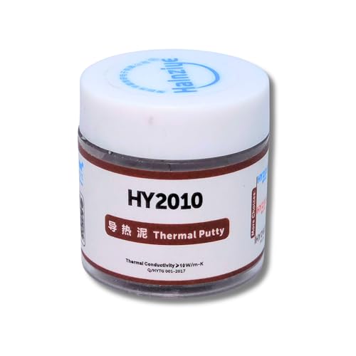 Image of HY2010 10 W /m-K Extreme Thermal Putty with Spatula for High Performance Laptops, PCs, Electronics, LEDs, etc. (HY2610 Gray, 20g)