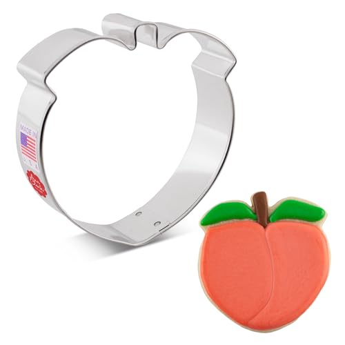 Peach Cookie Cutter, 3.25