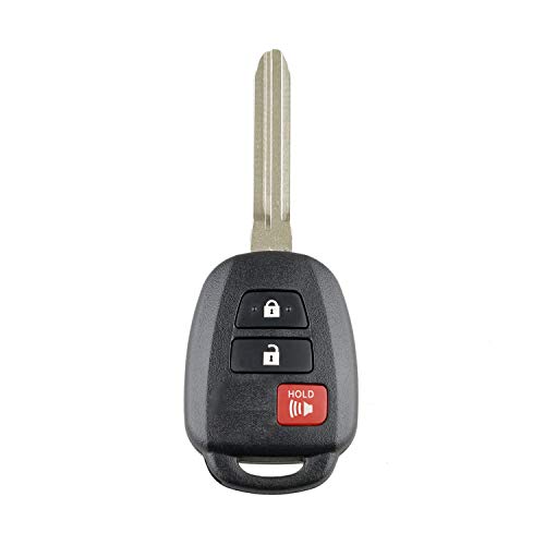 Llave de chip H para Toyota Rav4 con 3 botones de 314 MHz control remoto sin cortar HYQ12BEL 1