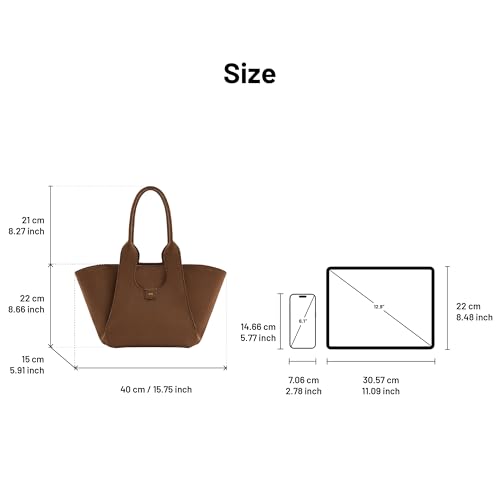 Bolso Tote de Gamuza Sintética para Mujer JW PEI miniatura 6