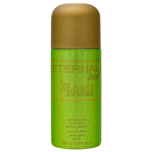 Eternal Love X-Louis for Women - Long Lasting Body Spray - Lush Floral Green Scent with Peach & Tuberose - Feminine & Elegant Fragrance - 5oz