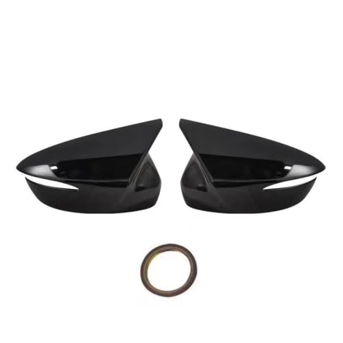 Voiture aile porte côté rétroviseur couvercle pour Mazda CX5 2016 CX3 noir