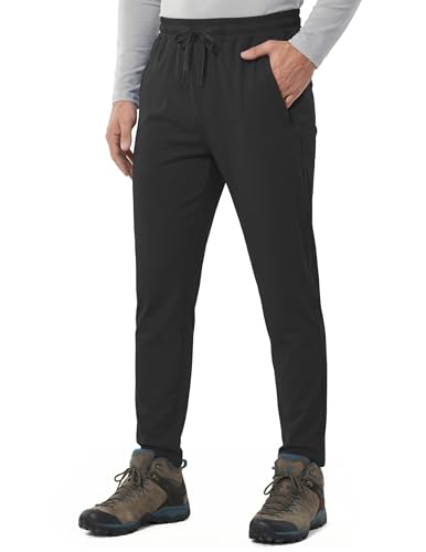 Pantalon de jogging homme séchage rapide et léger à poches zippées de sport