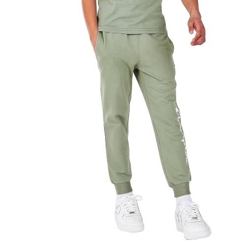 Champion Boys Classic Logo French Terry Joggers Pants (Eco Green)2