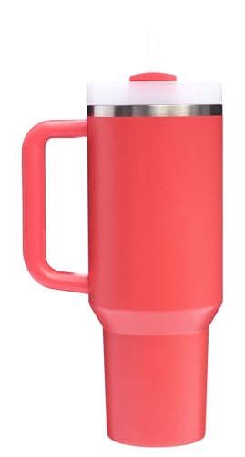 Stanley Quencher H2.O FlowState™ Tumbler 40 OZ Hot Coral