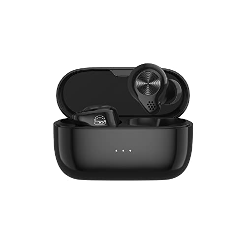 EKKO Earbeats T07 Bluetooth Truly Wireless Earbuds with mic, ENC Call Noise Cancellation,30H Playtime,10MM Driver, Twin Connect, Maxx Bass, Water Resistance (Black)