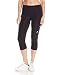 adidas Performance Women's Response 3/4 Tights, Medium, Black/Black