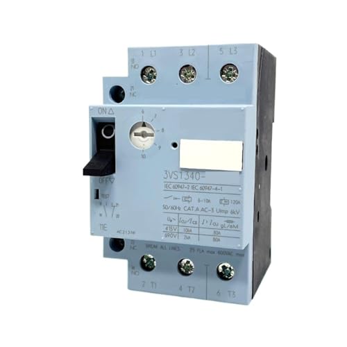 Disjoncteur de protection moteur 3VS1340 triphasé à déclenchement magnétothermique