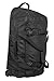 Mountain Warehouse Voyager 90L Wheelie Holdall - Organiser Pocket, Padded Carry Straps, Duffle Bag - Best for All Season Camping, Hiking, Outdoors & Trekking Black One Size