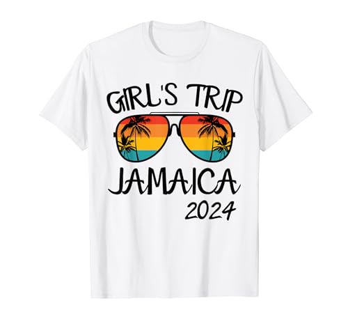 Girls Trip Jamaica 2024 Coincidencia de vacaciones de verano Camiseta