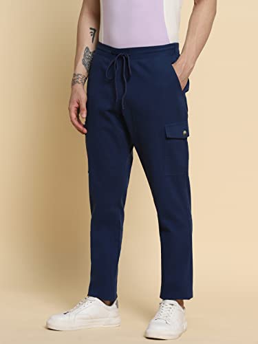 Image of Dennis Lingo Denim Slim Fit Trackpant For Men
