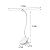 simplmasygenix LED Dual Head Desk Lamp Swing Arm Table Lamp with Clamp 2 Color Temperature Modes Flexible Gooseneck Table Work Light Eye-Caring Architect Task Lamp for Home Office Bedroom Dormitory